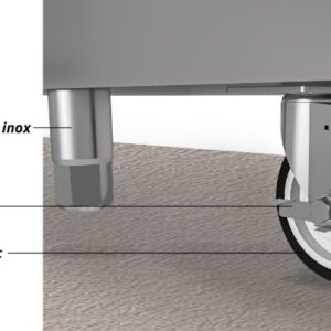 Bánh xe tủ đông mát 4 cánh 1100L DMDQ.4I1100