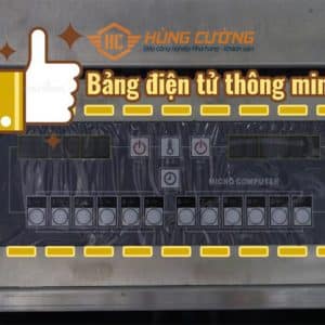 Bảng điều khiển bếp chiên lọc dầu chân đứng 24 lít dùng điện