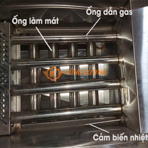 Bếp chiên tách dầu công nghiệp dùng gas 35 lít