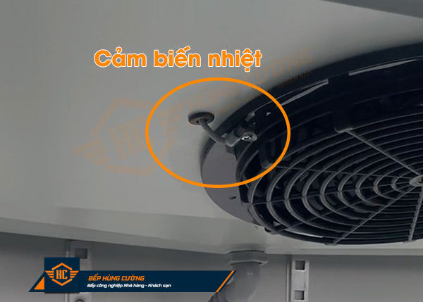 Cảm biến nhiệt tủ mát berjaya cánh kính