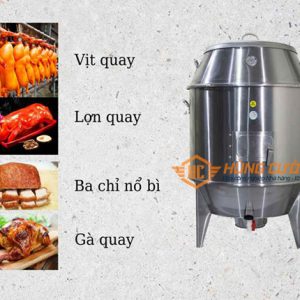 Lò quay gà vịt chuyên dụng 80 Inox