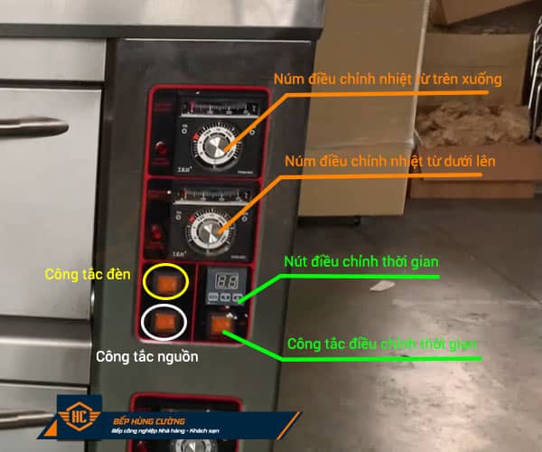 Hướng dẫn sử dụng lò nướng công nghiệp 2 tầng 4 khay