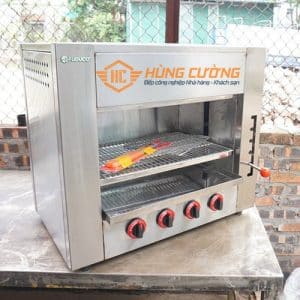 Lò nướng salamander 4 họng dùng gas