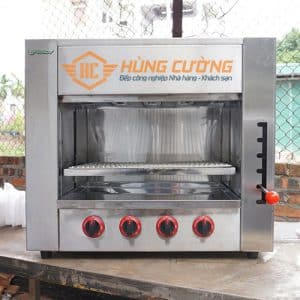 Lò nướng salamander 4 họng gas giá rẻ