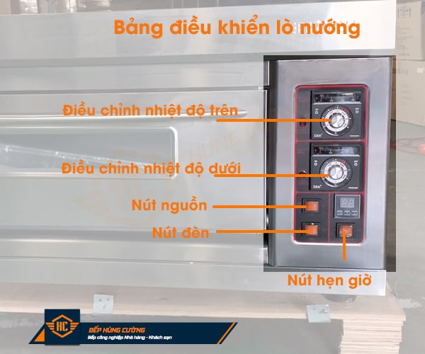 Cách sử dụng lò nướng 1 tầng 2 khay Berjaya