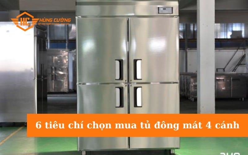 chọn mua tủ đông mát 4 cánh