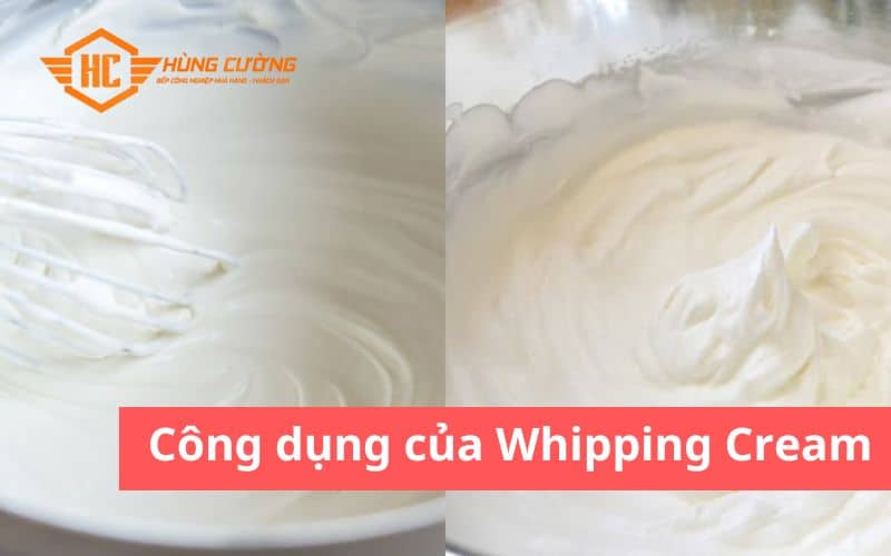 Công dụng của Whipping Cream