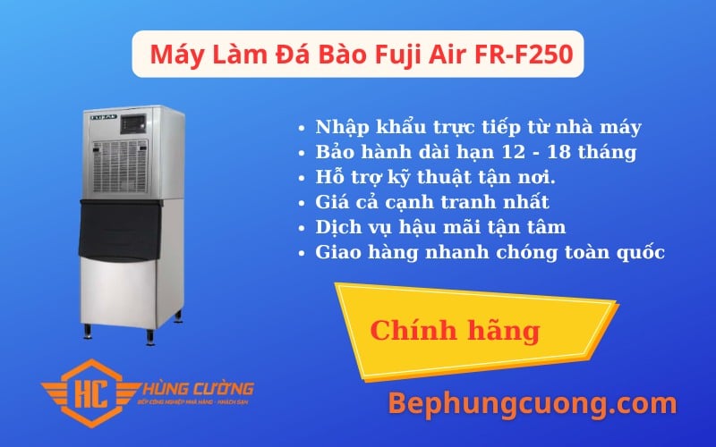 Hình Ảnh Máy Làm Đá Bào Fuji Air FR-F250
