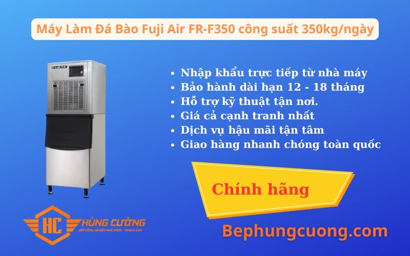 Máy Làm Đá Bào Fuji Air FR-F350 công suất 350kg/ngày