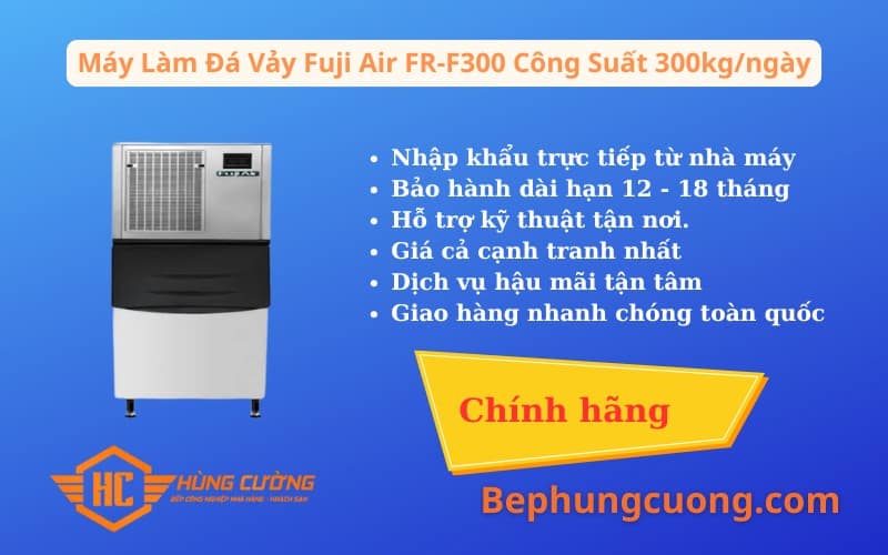 Máy Làm Đá Vảy Fuji Air FR-F300 Công Suất 300kgngày