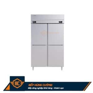 Tủ đông đứng Icymax 4 cánh inox 1100L