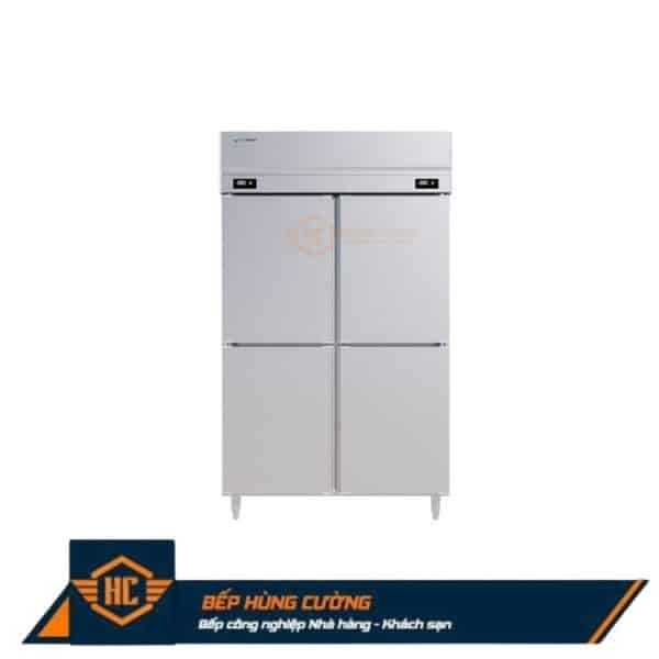 Tủ đông mát đứng Icymax 4 cánh inox 1100L IUFR-4S128