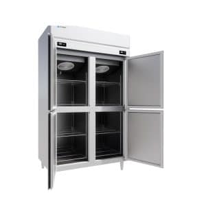Tủ mát đứng Icymax 4 cánh inox 1100L
