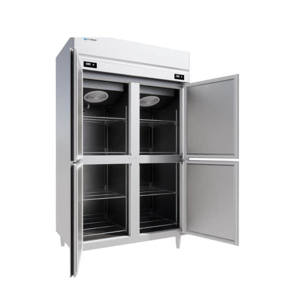 Tủ mát đứng Icymax 4 cánh inox 1100L