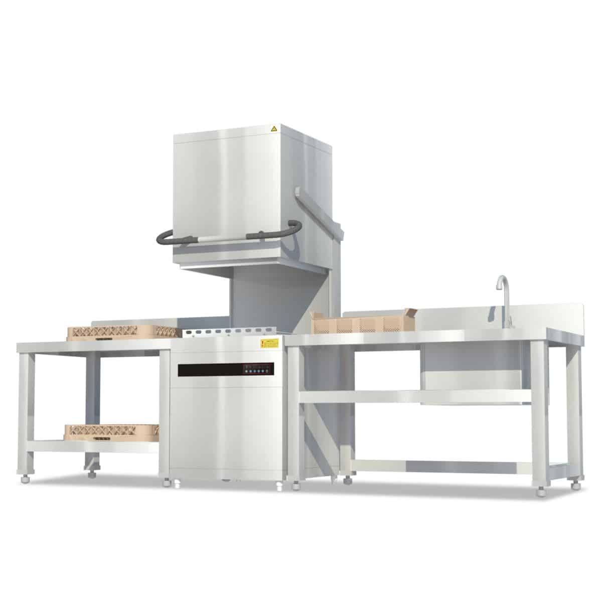 Máy Rửa Bát Công Nghiệp Dạng Cửa Kéo