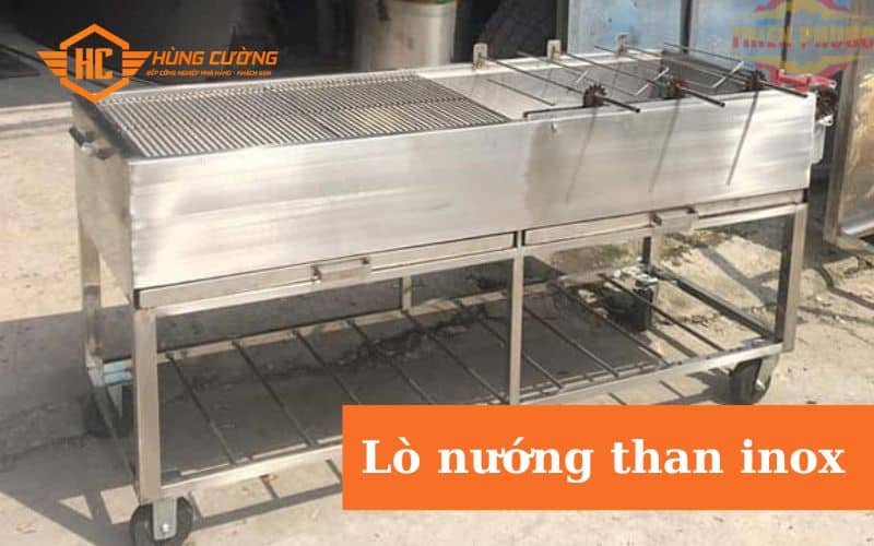 lò nướng than inox