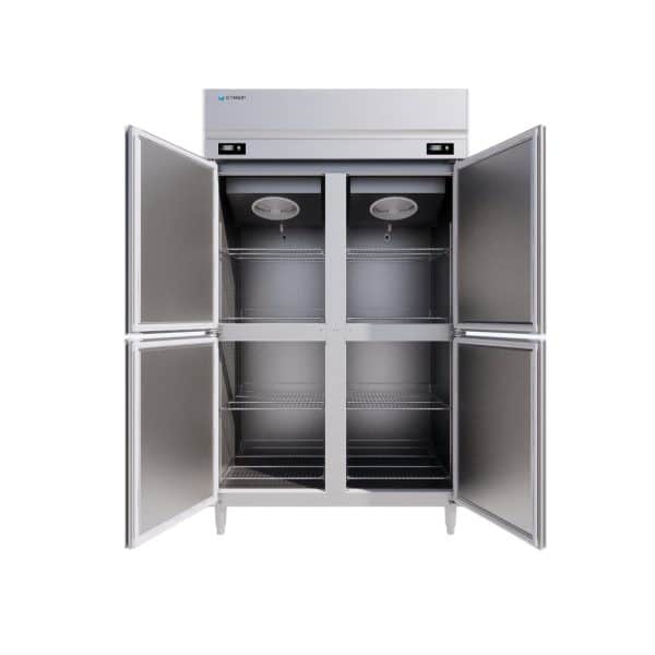 Tủ đông mát đứng Icymax 4 cánh inox 1100L