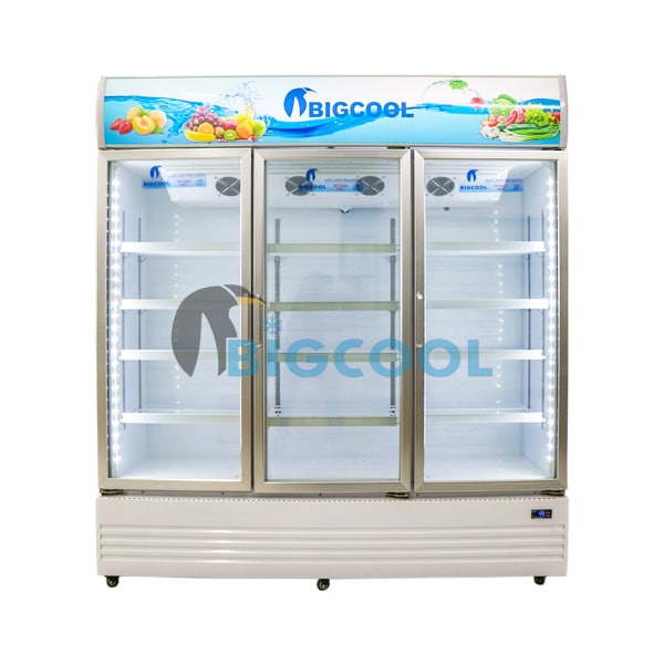 Tủ mát 3 cánh quạt lạnh sưởi kính PL-1800F